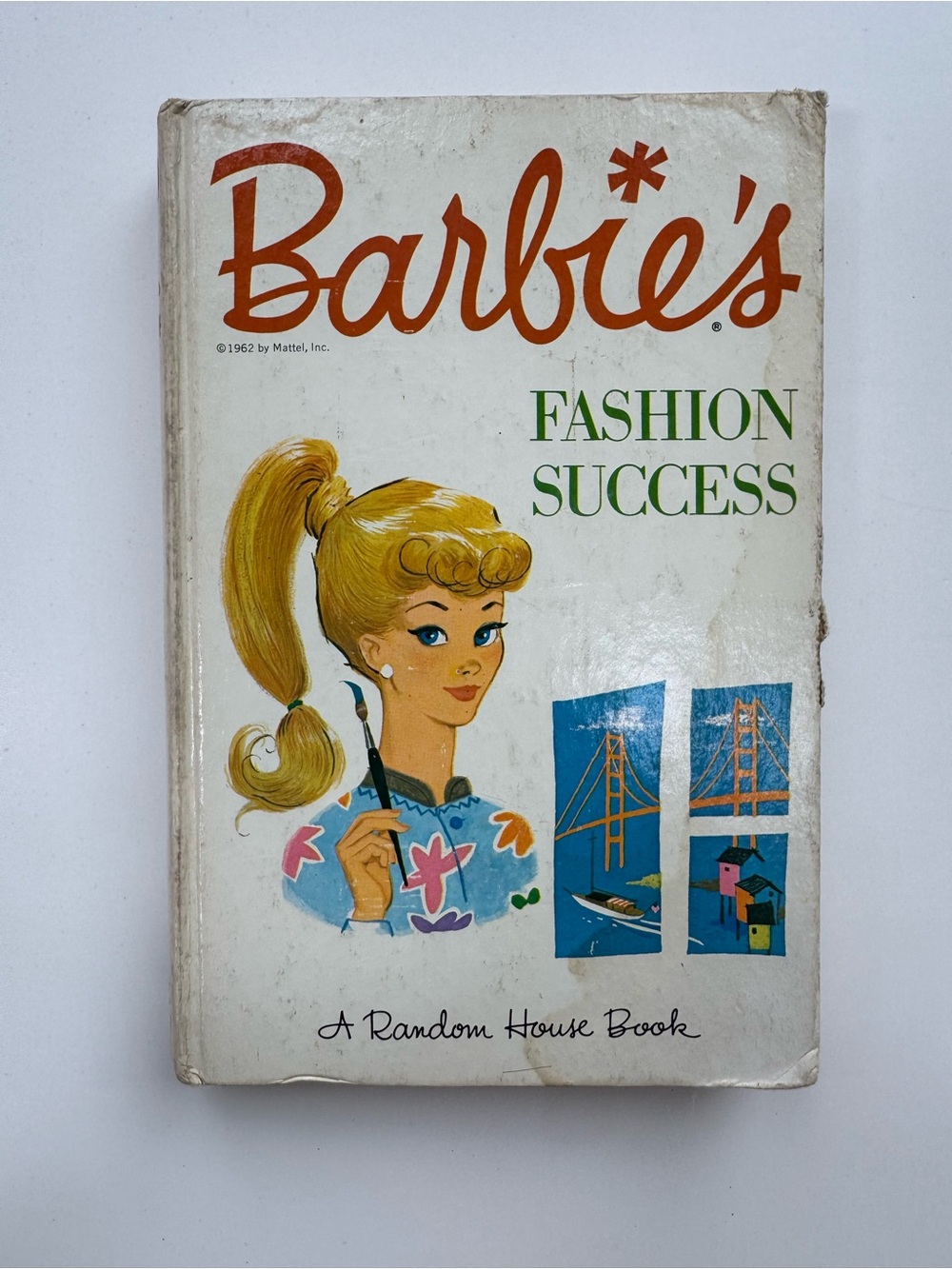 1962 Vintage Barbie book Mattel - “Barbie’s Fashion Success” Random House